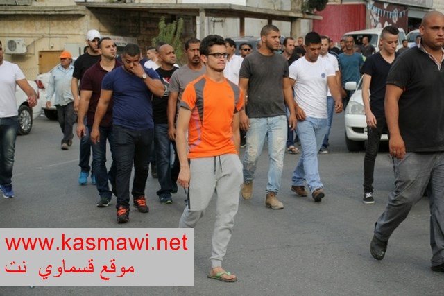 كفرقرع : جماهير غفيرة في وداع الشاب رضا محمد عثامنة 